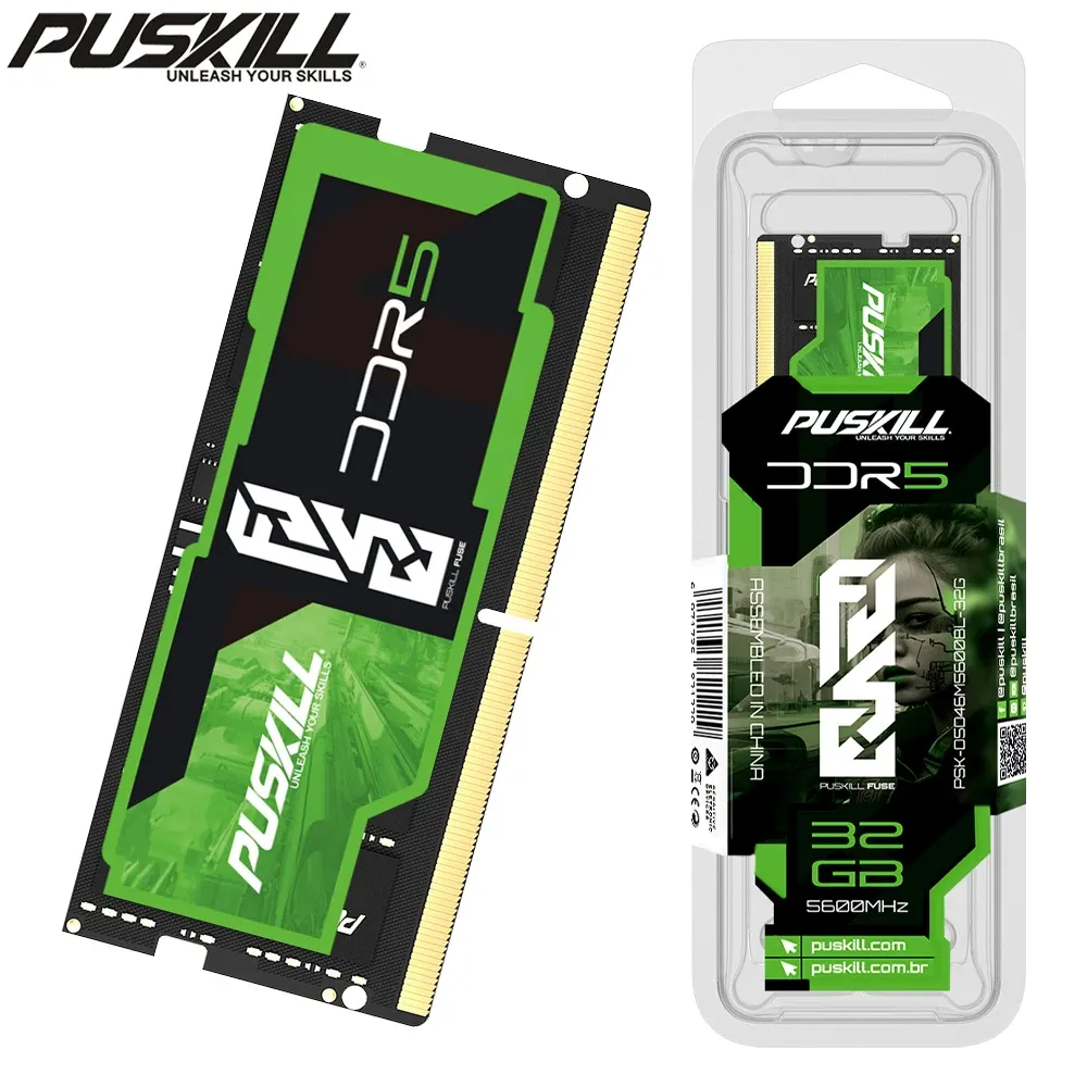 メモリー PUSKILL DDR5 4800mhz 16GB PUSKILL DDR5 Laptop Memory Module 8GB 16GB 32GB 4800MHz 1.1V 260