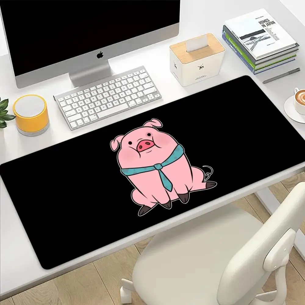 Cute Chicken Mouse Pad - Round Non-Slip Rubber Base Desk Mat For Office & Home Computers