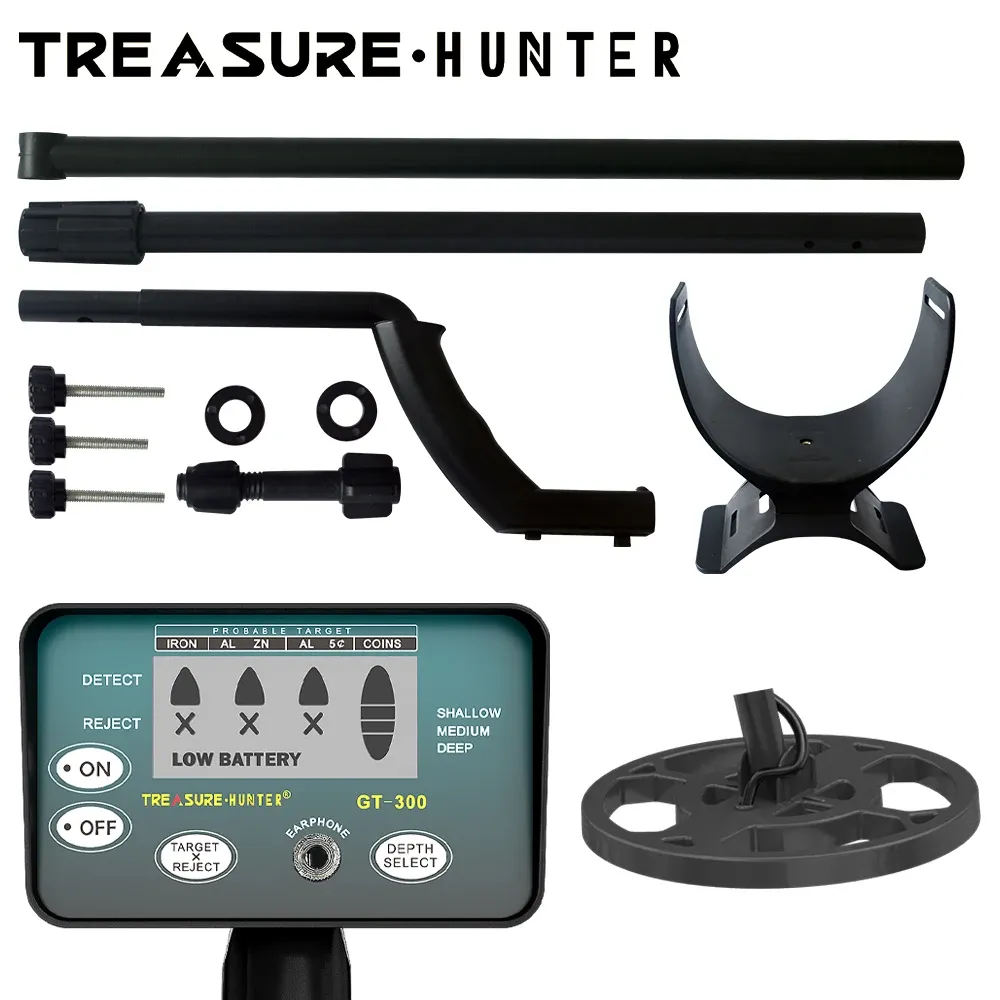 Détecteur De Métaux Souterrain Professionnel – Étanche, Sensibilité Réglable, Pour Plage Et Chasse Au Trésor - 4