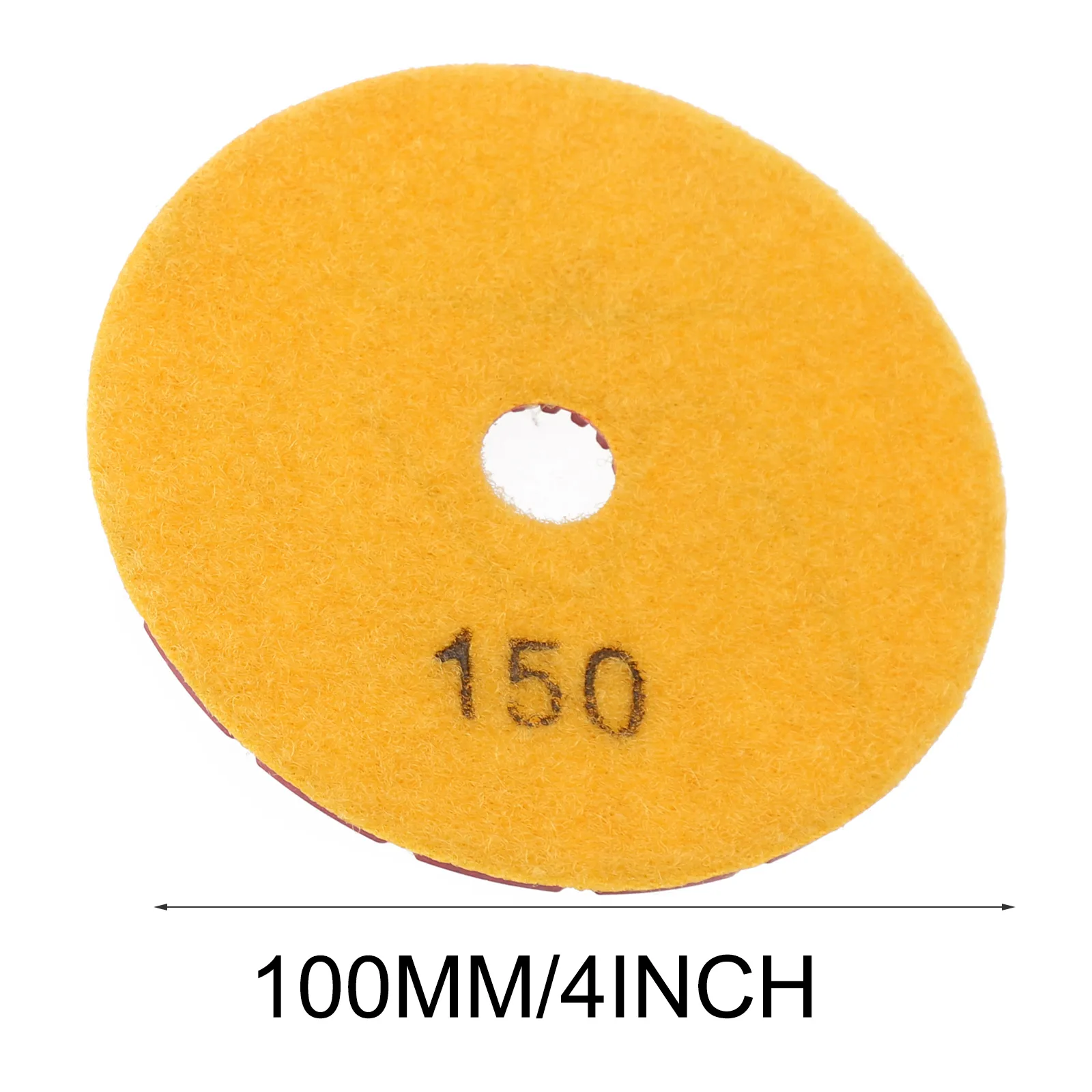 1pc 4-дюймовый 100-миллиметровый крючок полируки с бриллиантами и гибкий диск с измельчением 50-2000 грип.