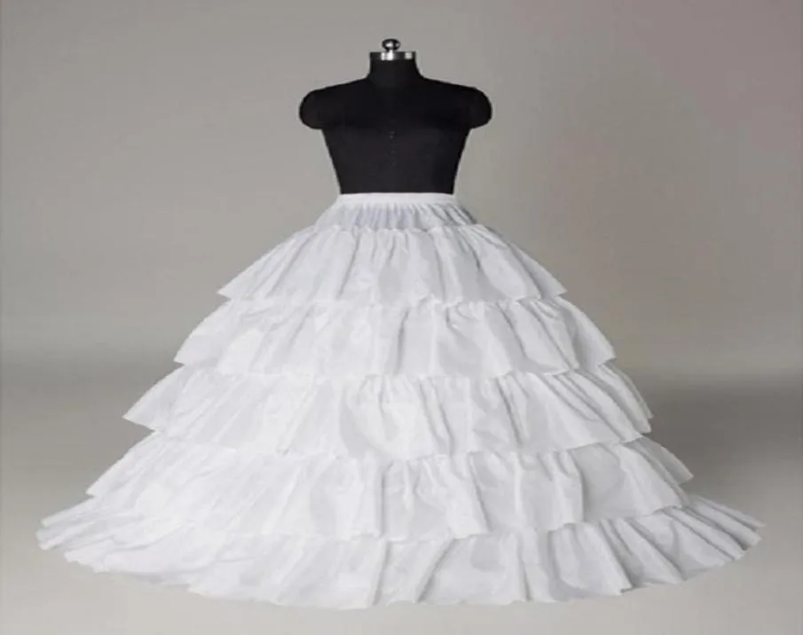 Plus Size White Layered Ball Gown Petticoats Skirt Bridal Crinoline For Ball Gowns Wedding Accessories In Stock2606742