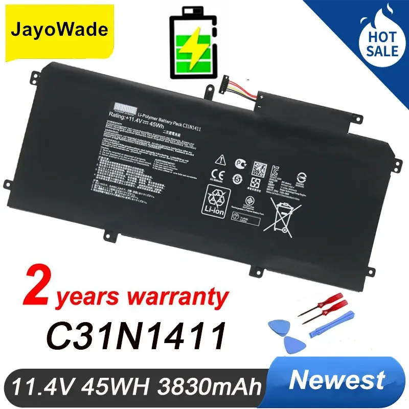 Baterie Factory Smart C31N1411 bateria laptopa dla Asus Zenbook U305 U305F U305FA U305CA UX305 UX305CA UX305F UX305FA 11,4V 45WH C31N1411