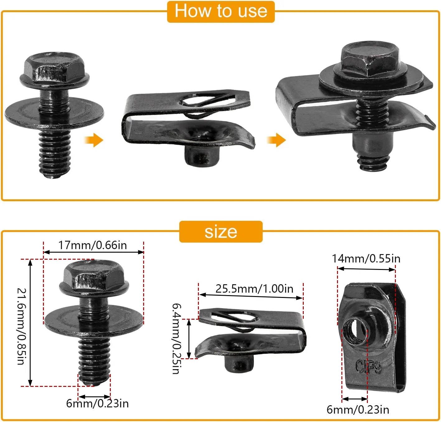 Tapa Trasera IPhone X 10 Clips De Sujeción Para Parachoques Trasero Y Molduras De Honda CR-V Y Civic - Originales VVO® Fijaciones Plástico Parachoques