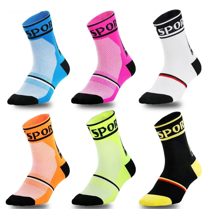 Women Hockey Soccer Men Sport Sock Supply Running Riding Cycling Over Knee Basketball Biking Breathable Compression