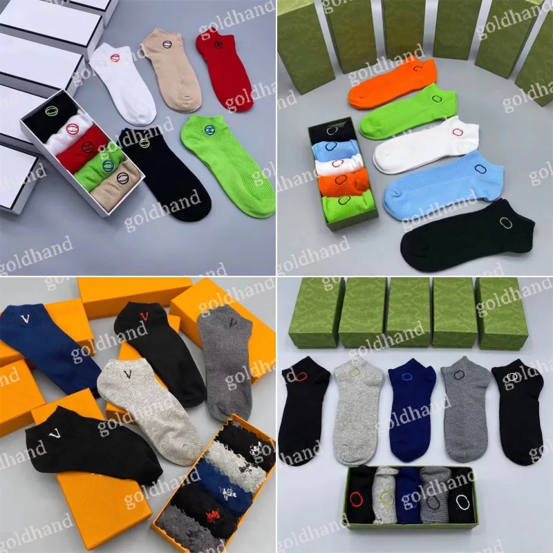 2024 Designer Mens Womens Socks Fashion Cotton kint Sock Brand Letter Embroidery Sock With Box