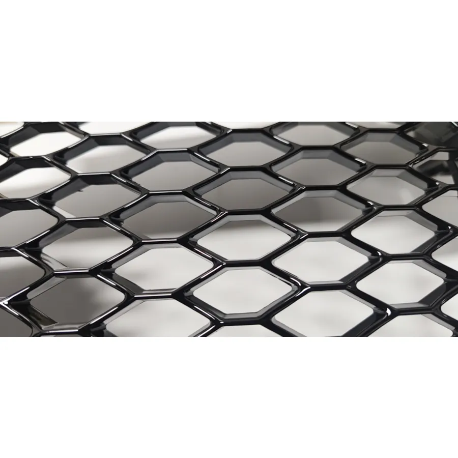 Tt Racing Mesh High-Quality Car Mesh Front Bumper Grille, Glossy Black, ABS Material ...