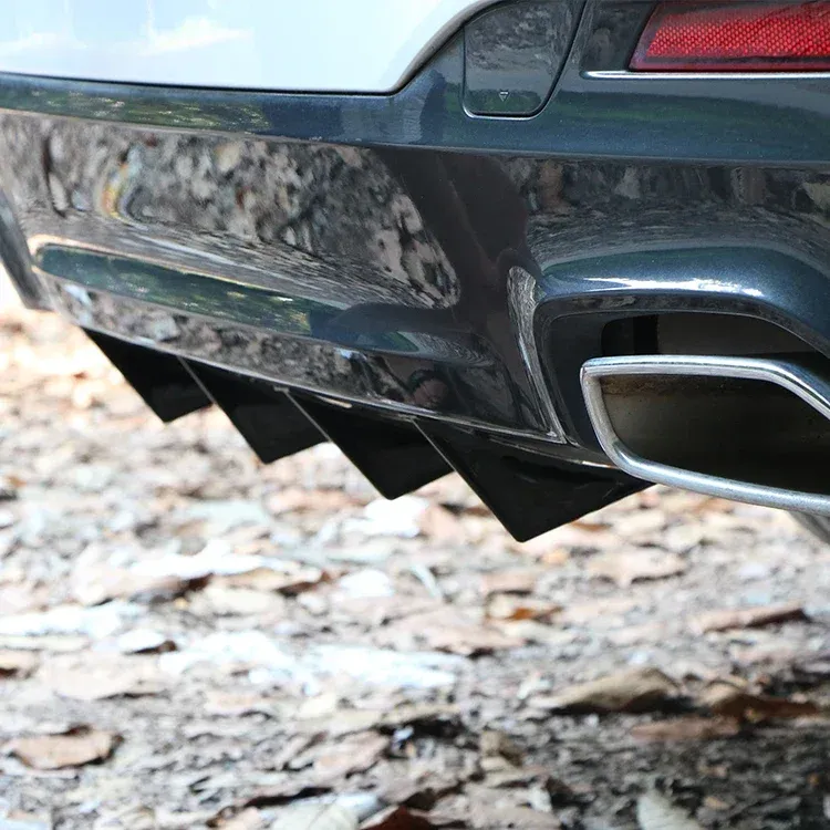 DHgate.com:Carbon Fiber Rear Bumper Diffuser Shark Wing Triangle Fit ...