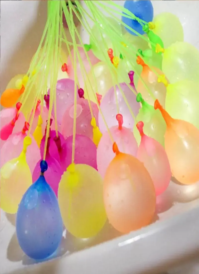 Balloon per feste in spiaggia per la spiaggia per la spiaggia per esterni per bambini un pacchetto di bombe acquatiche da 37 palline.