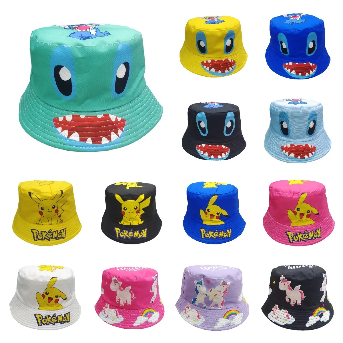 Sunshade Fisherman Hat Anime Peripheral Cute Cartoon Cap Leisure Adult Outdoor Sunscreen Holiday Gift