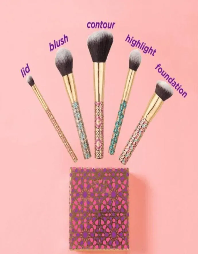 Test Holiday Limited Makeup Tools Set Artful Assorities Set 5pcs مجموعات أدوات متعددة الوظائف سريعة Kit6032168