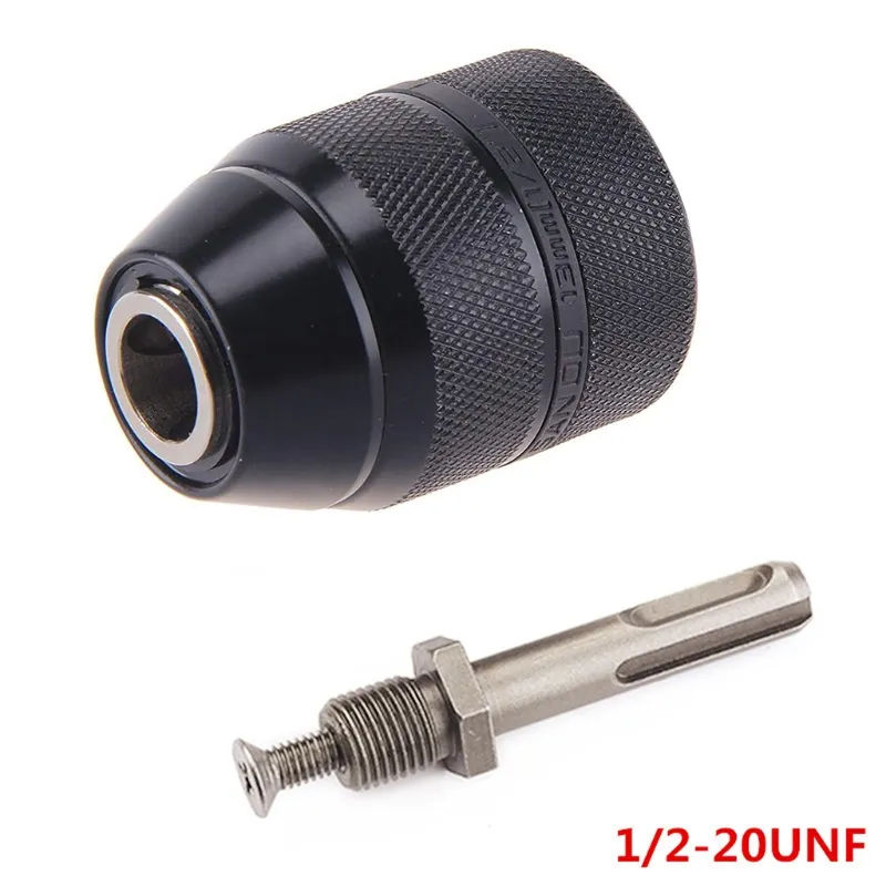Heavy Duty SDS-Plus To Keyless Chuck Adapter - Convert Hammer Drill To Regular Drill 2-13mm Capacity