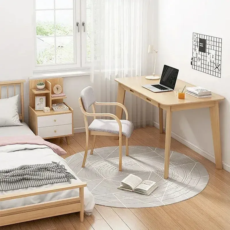 天然木アルダー材でつくったコンパクトデスク（パソコンデスク/ワーク