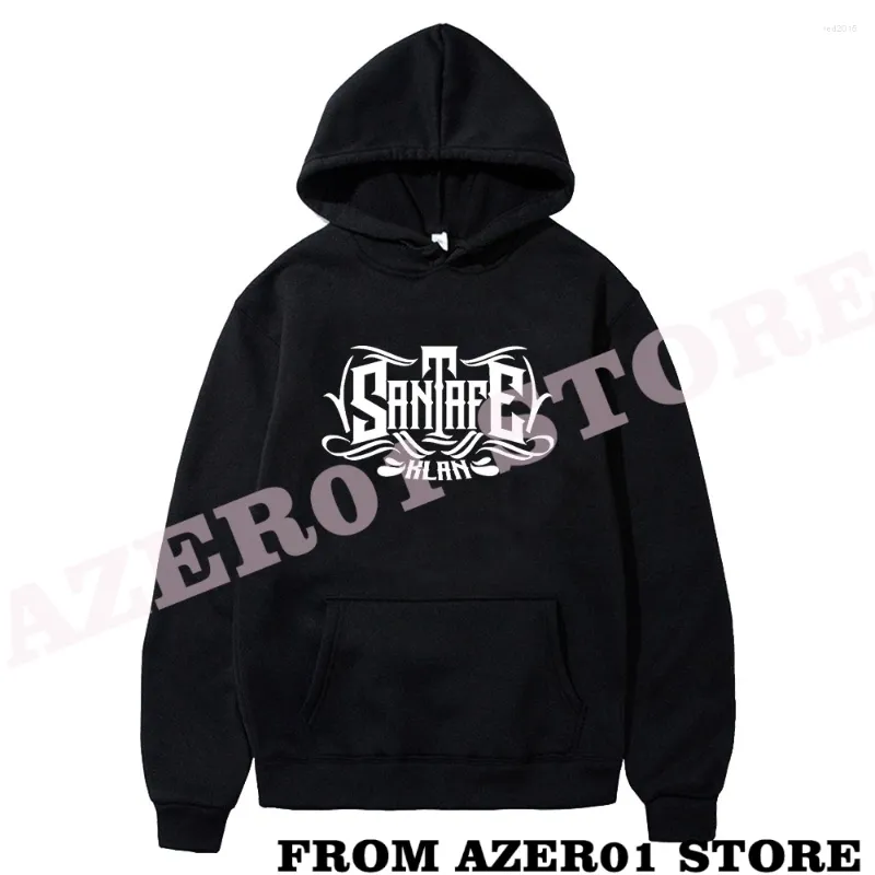 Heren Hoodies Santa Fe Klan Merch Todo Y Nada Tour Logo Winter Men/Women Hapleed Sweet Streetwear Lange mouw sweatshirt