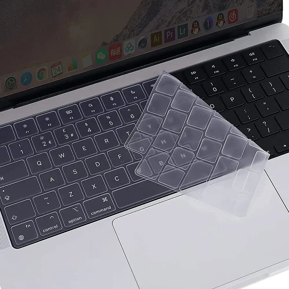 Silicone Keyboard Cover for MacBook Pro & Air - Ultra-Thin Protector ...
