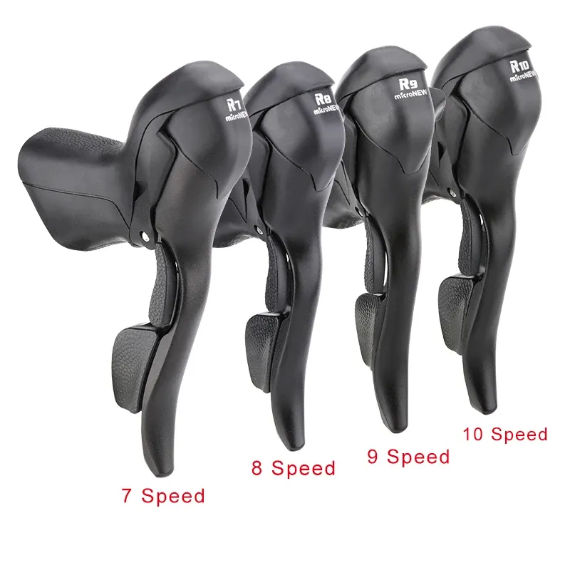 SHIFTER DE BICYLEME MICRONEW ROAD BICY 2 * 10 VITESSE POUR 22.2-23,8 mm Guissier 7/8/9 Speed Double Control Leviers