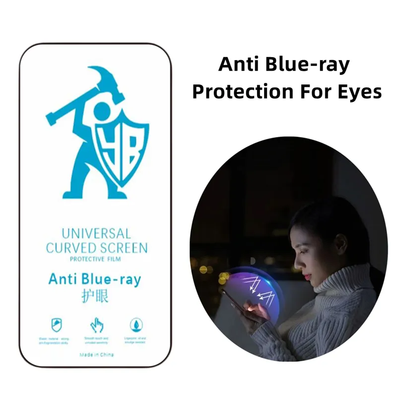 3st HD Hydrogel Film för Blackview A80 Plus Matte Screen Protector för BlackView A80+ Eye Care Anti Spy Privacy Protective Film