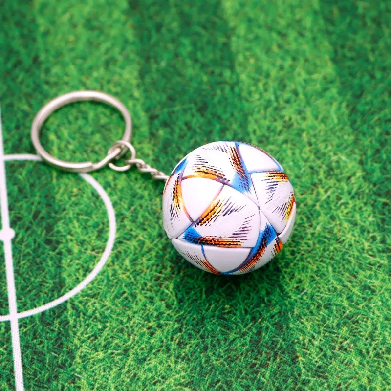 PU кожаная футбольная сувенирная сеть мужчина женщин футбольные фанаты для брелок подвесной подвесной кольцо кольцо подарочная сумка шармс аксессуары