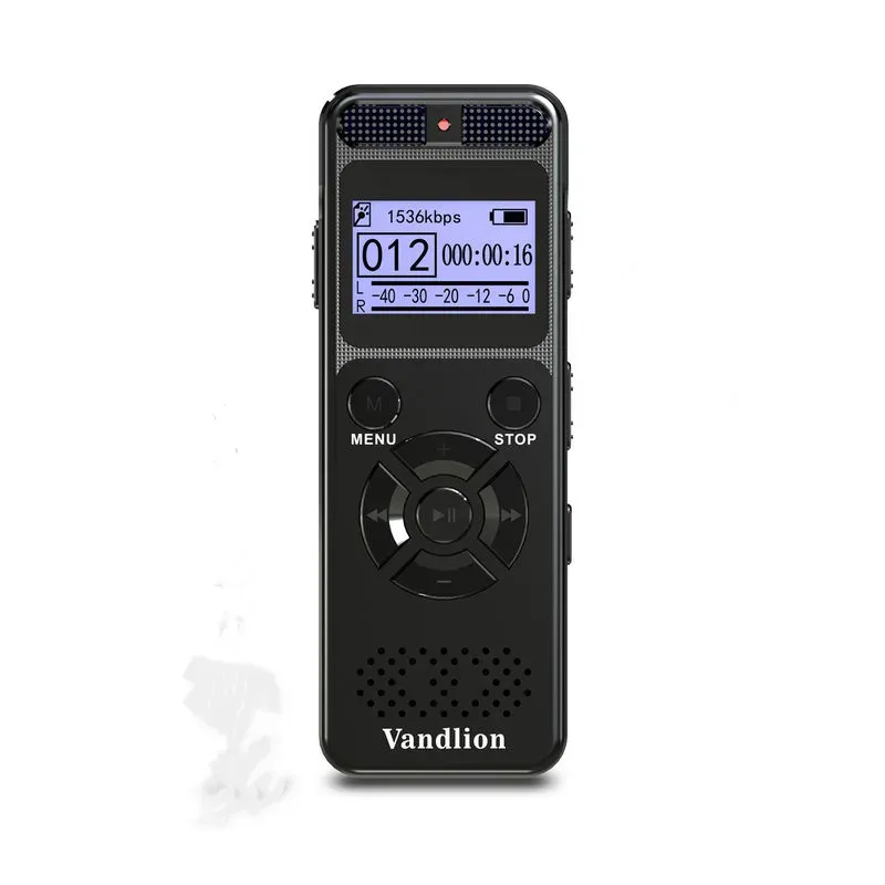 レコーダーVandlion 8GB Voice Recorder USB Flash Digital Audio Professional Voice Activated Support Memory Card 32GB録音Dictaphone