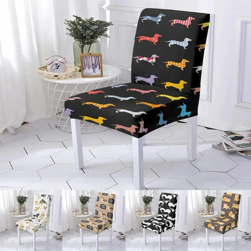 Cubiertas de silla linda cubierta de asiento estampado de animales antidesifique