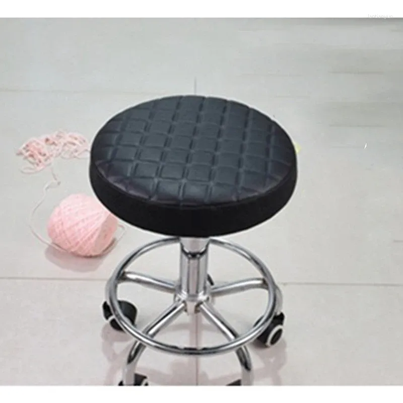 Stoelhoezen 2pcs/lot Bar Cover Round Round Stool Elastic Seat Slipcover voor Tabouret de Housse