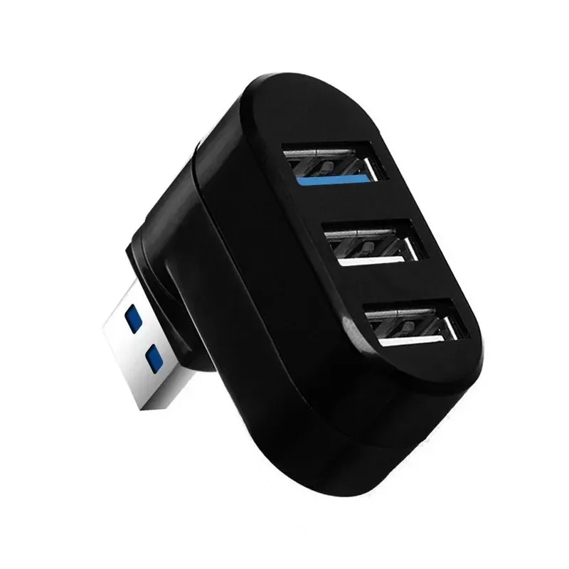 Adaptateur USB HUB 3.0 Rotation à haute vitesse U USB Splitter USB 3 PORTS USB 2.0 pour les accessoires PC d'ordinateur portable Xiaomi MacBook Pro