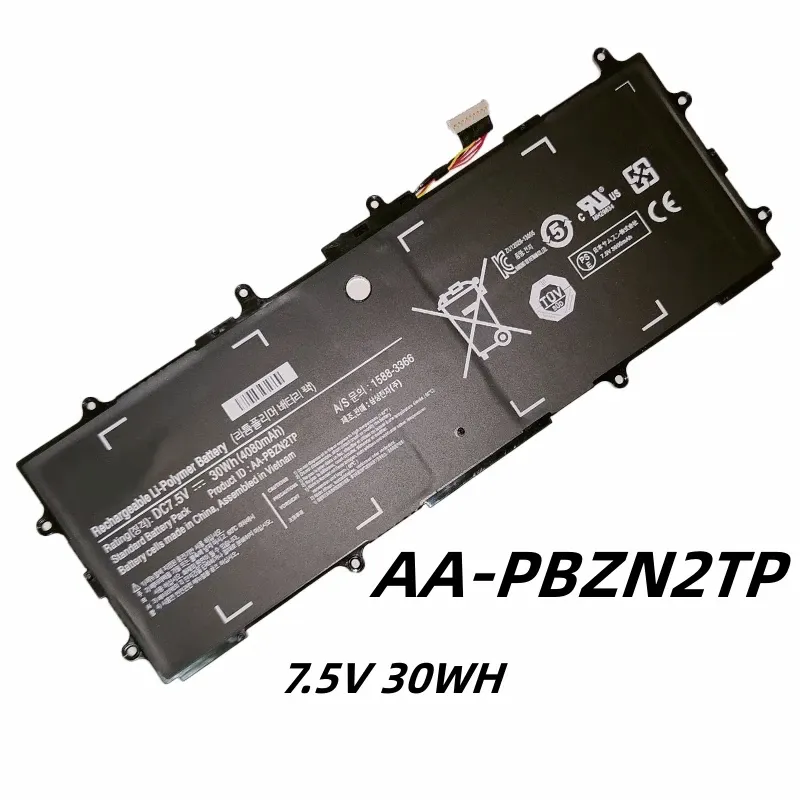 Batteries AAPBZN2TP 7.5V 30Wh Batters pour ordinateur portable pour Samsung Ativ Tab 5 11.6 "500T XE500T1C XE303C12 NP910S3G NP905S3G PBZN2TP BA4300355AA