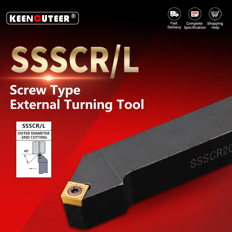 SSSCR1212 SSSCR1616 SSSCR2020 SSSCR2525 SSSCR3232 Externt svängverktyg SSSCR SSSCL LATHE BAR Turning Holder CNC Cutter Bar