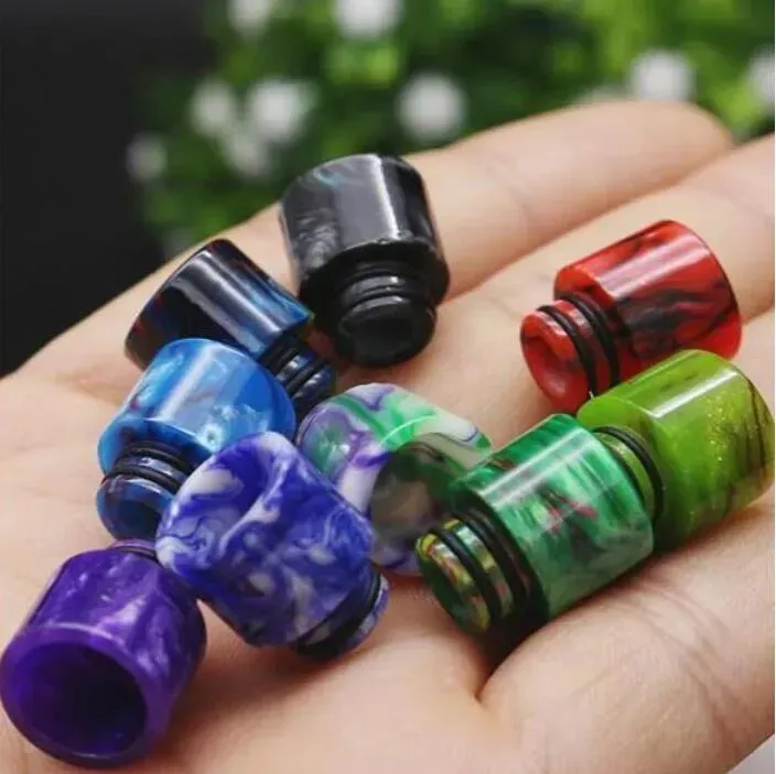 TFV12 prince TFV8 810 Drip Tip Epoxy Resin Drip Tips for smok TFV8 big baby and 510 Mouthpiece for aspire cleito all