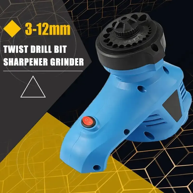 Power boor bit slijper voor twistbits 3 tot 12 mm 19 Drindende gaten Boorbit slijper Power Tools Slijpend slijpmachine