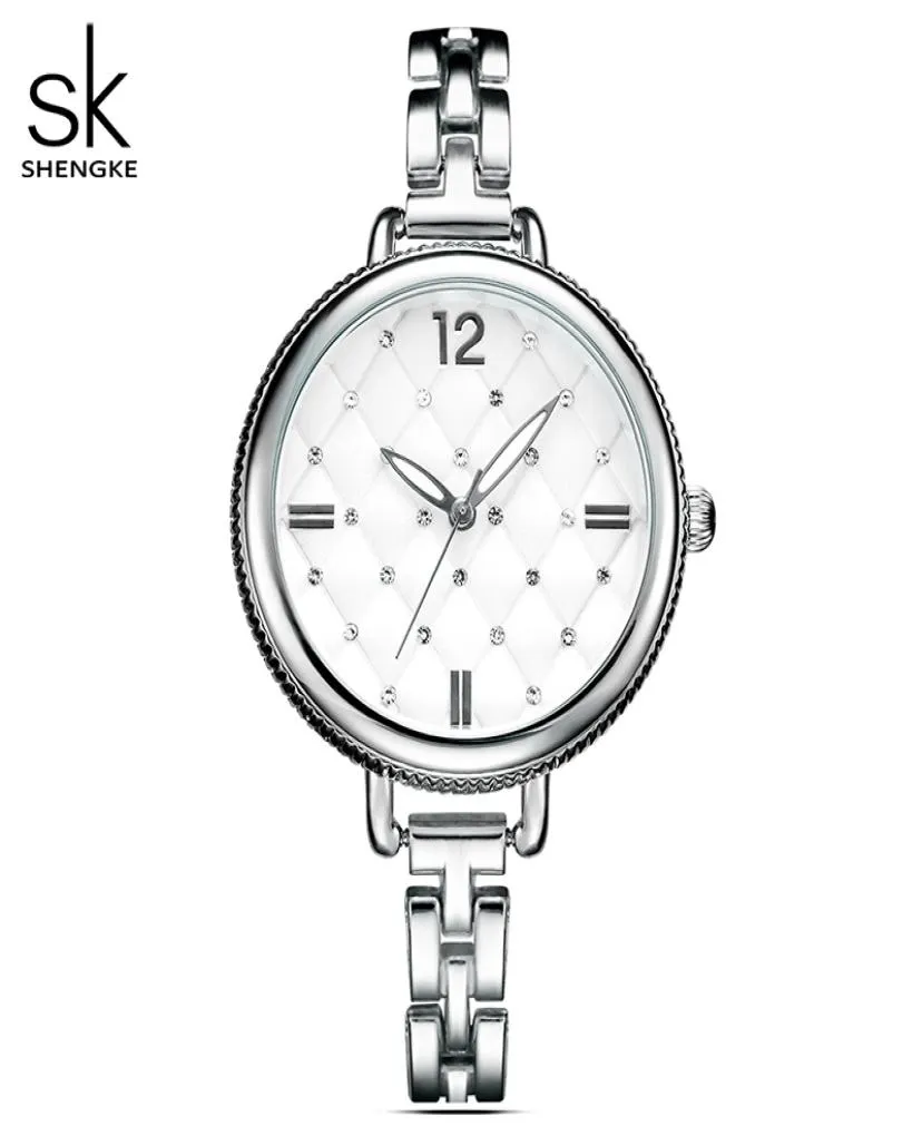 Shengke Brand Frauen Watch Ladies Quartz Uhren Lady Armbandwatch Relogio Feminino Montre Relogio Feminino Mujer Crystal Uhren1861982