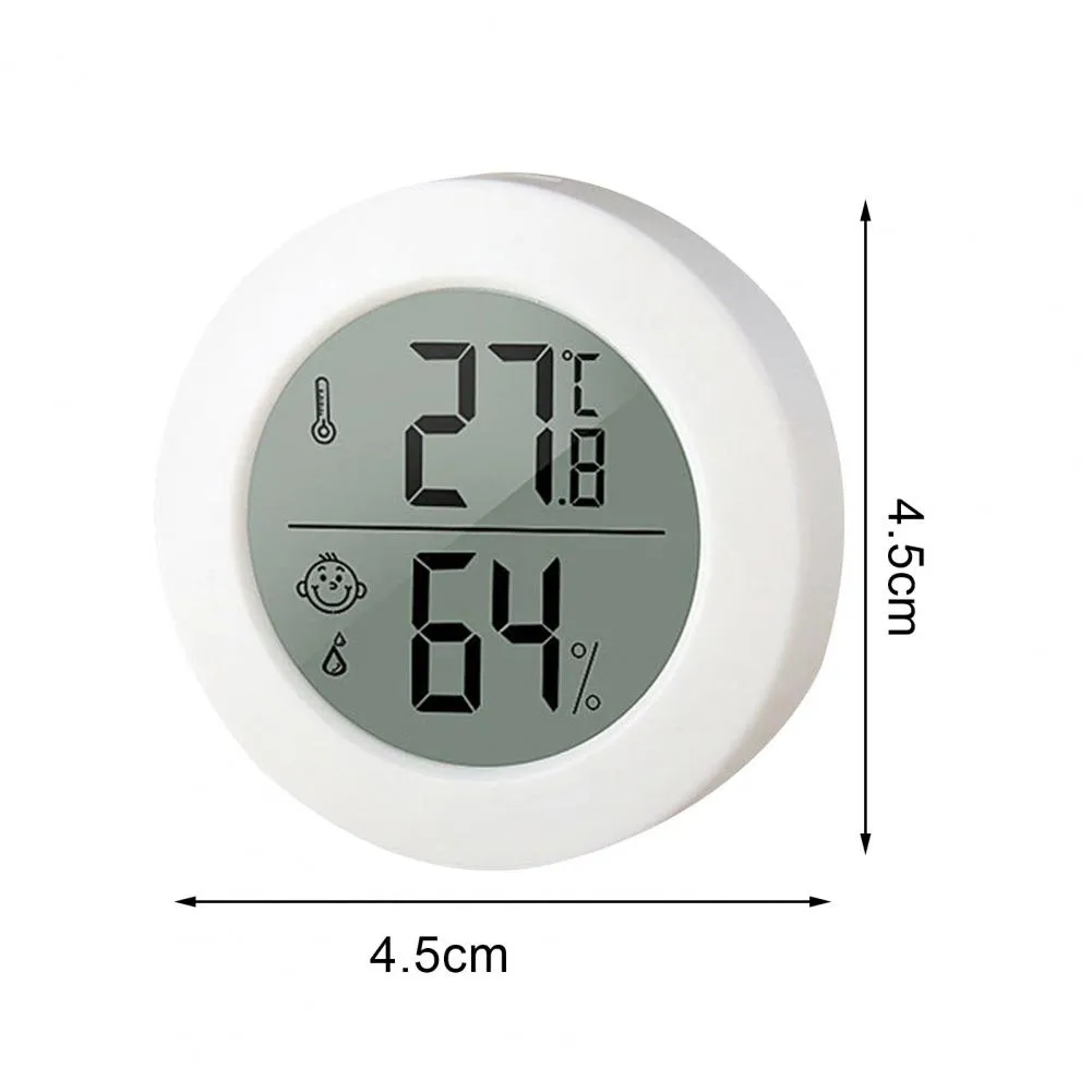 Digital LCD Display Dot Simple Alarm Thermometer Mini Room Temperature