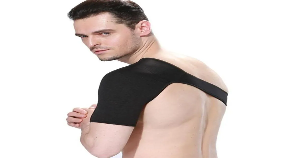 Men039s fitness imbracatura neoprene sfuggire spalla spalline muscolari per esercizi protettivi supportatura canotta sexy canotta gay abbigliamento gomma 5205571