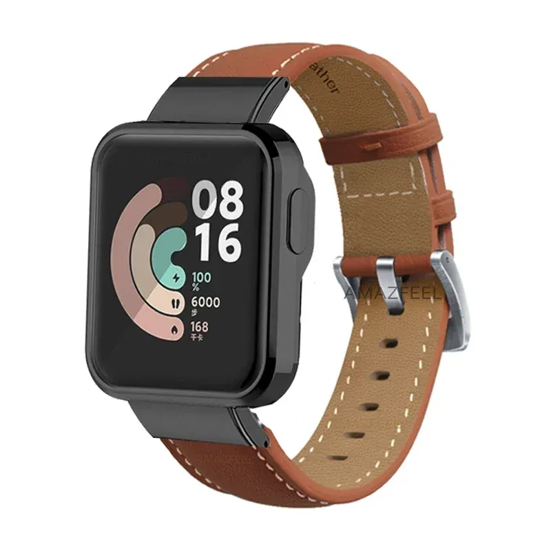 Bracelet pour Xiaomi Mi Watch Lite Lite Leather Strap Redmi Watch 2 Lite Watch Band pour Poco Watch Stracts Correa Belt Accessoires