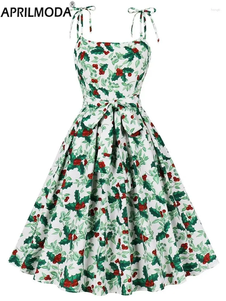 Christmas party swing dress hot sale