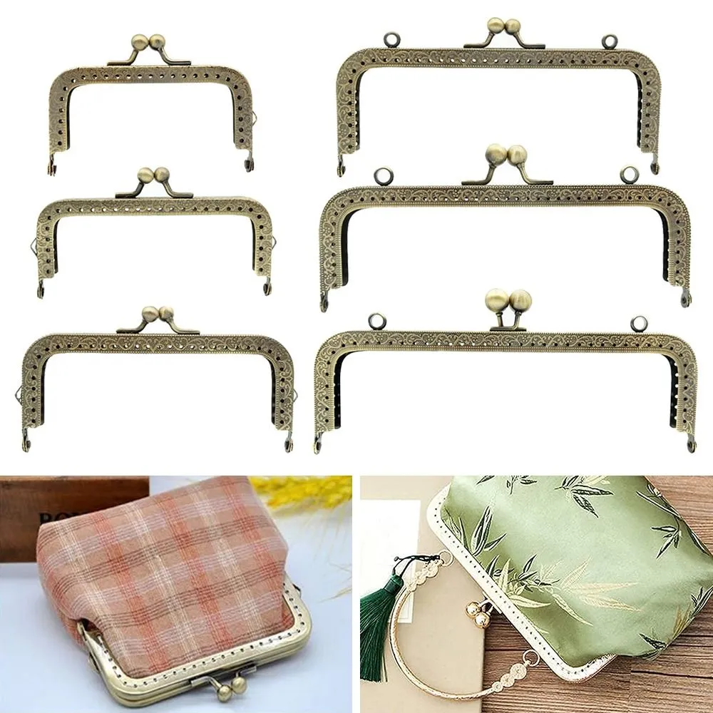 Save Big on Bulk Purse Metal Frame Kiss Clasp Kiss Lock Bags: Mini Metal  Purse Frame Clasp For Vintage Handbag Making DIY Crafts Best Deals on 
