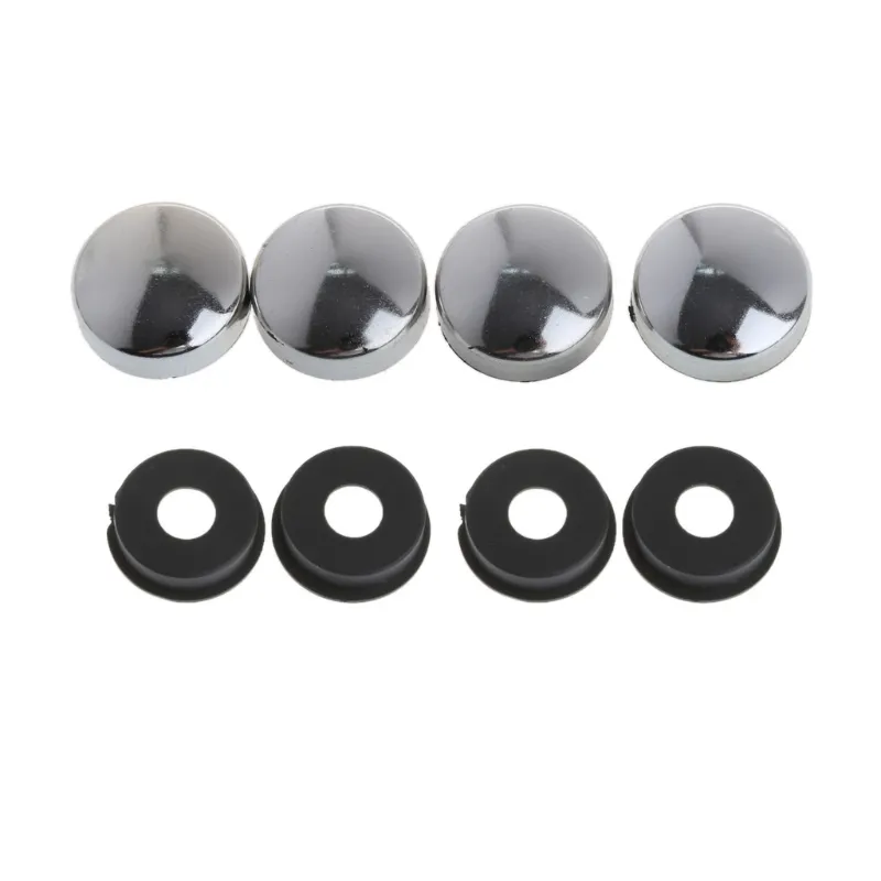 Buy (8) Chrome License Plate Frame Screw Bolt Caps Covers Car Truck Bike Motorcycle In York - Foto 8