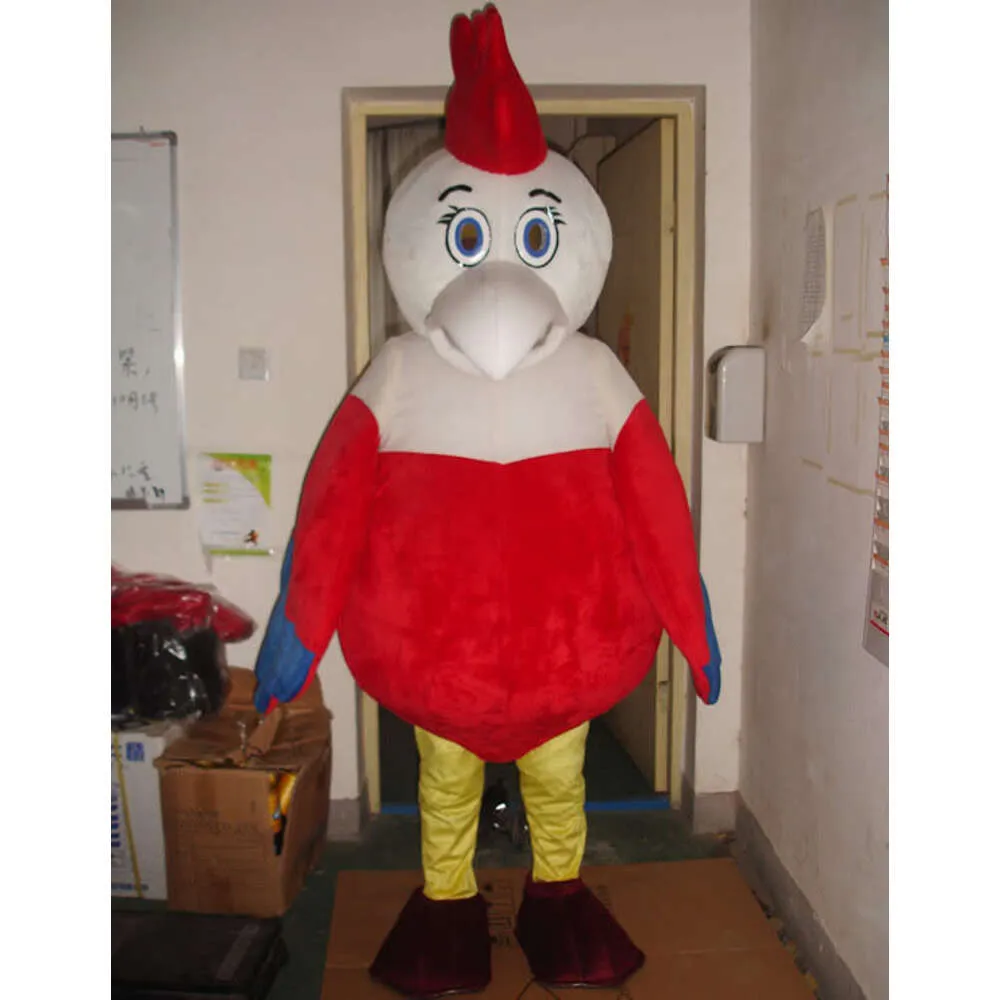 Mascot Costumes Mascot Costumes Pieanka Śliczna kreskówka z kurczaka pluszowa świąteczna sukienka Fancy Halloween Mascot Costume Slxh