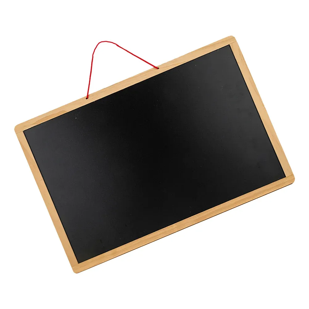 Double-sided Blackboard Whiteboard Practical Wooden Writing Chalkboard