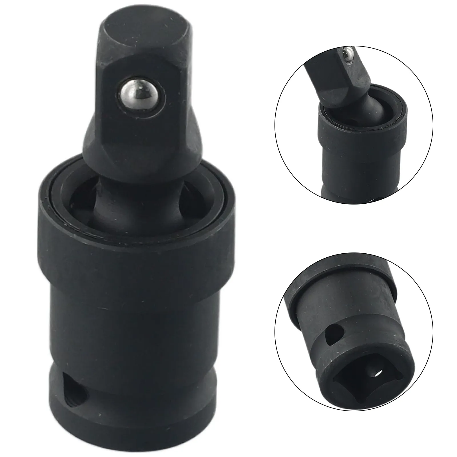 Pivot Socket Adapter 1/2 Pneumatic Universal Joint - 360° Swivel Socket Adapter for Wrench ...
