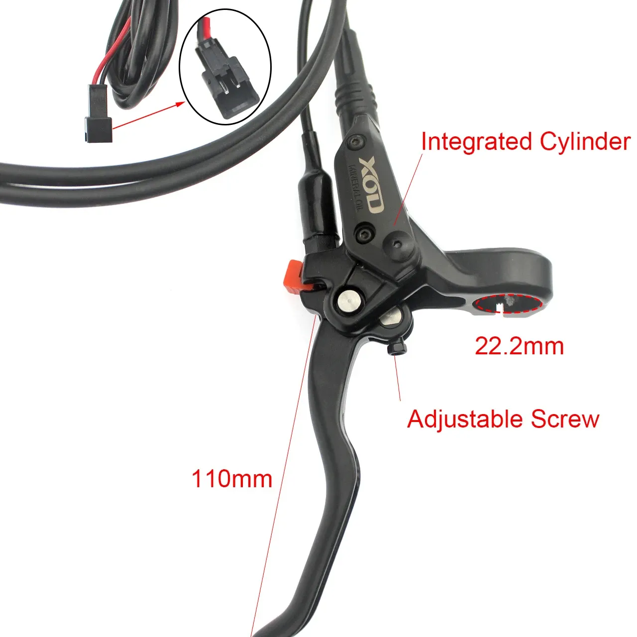 Hydraulische Scheibenbremse Für Mountainbikes – Vorne & Hinten, Aluminiumlegierung, Für XC, MTB, E-Bikes