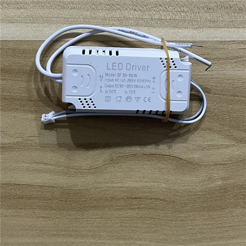 Wholesale LED Driver Adapter For LED Lighting AC165-265V Non-Isolating Transformer For Ceiling Light Replacement 8-24W 30-50W