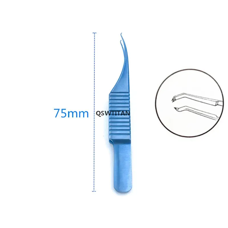 Titanium Colibri Beaked Toothed Ophthalmic Forceps Pet surgical tweezers Veterinary pet instrument