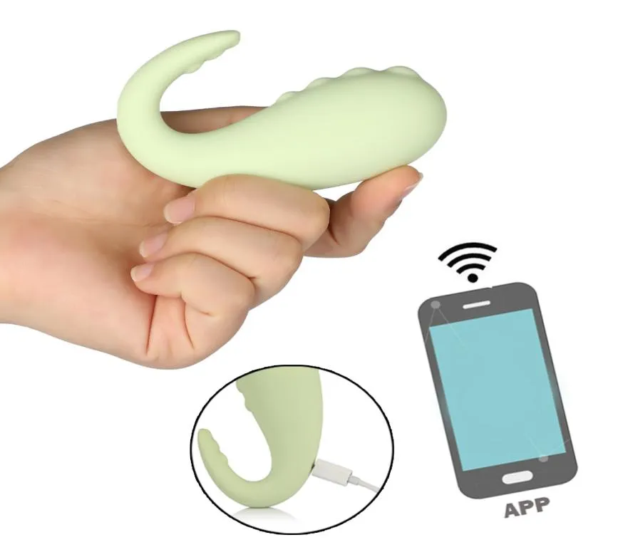 Aplikacja smartfona kontrolowana wibrator g punktowe wibratory wibratory stymulacja bluetooth podłączone do siebie zabawki dla kobiet C2070731