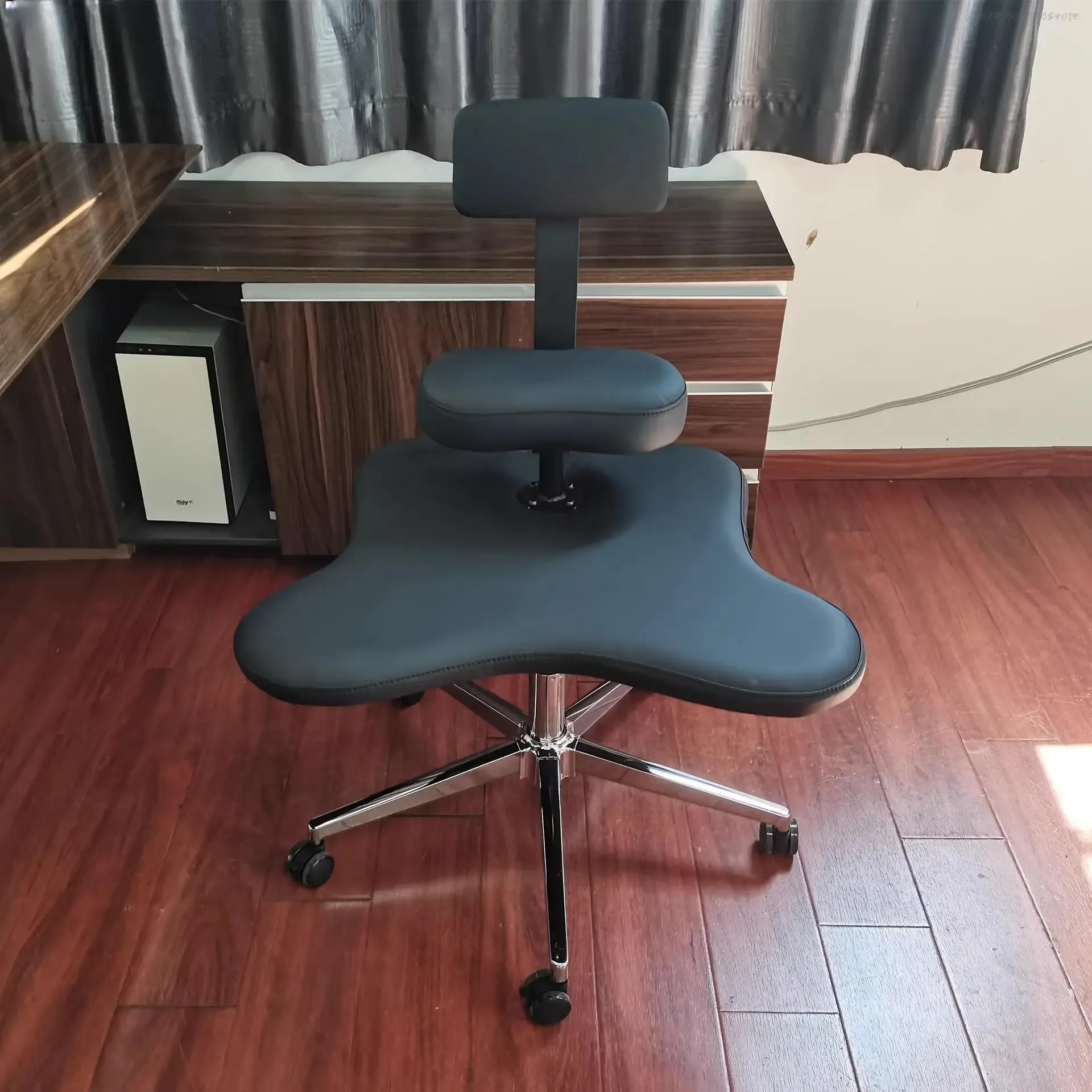 Cross Legged Ergonomic Kneeling Chair Adjustable Height Desk Chair Home Office Furniture