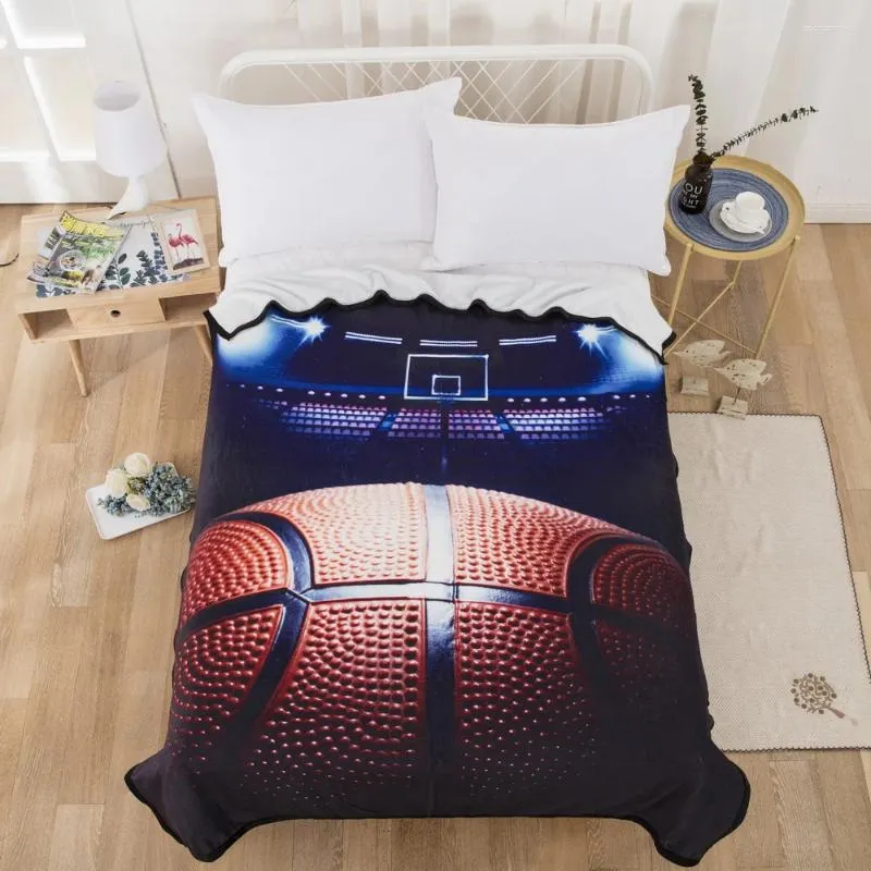 Couvertures couvertures de couverture de haute qualité pour les lits de voyage canapé-voiture de voyage et lance avec le lit de basket-ball 2024 Design