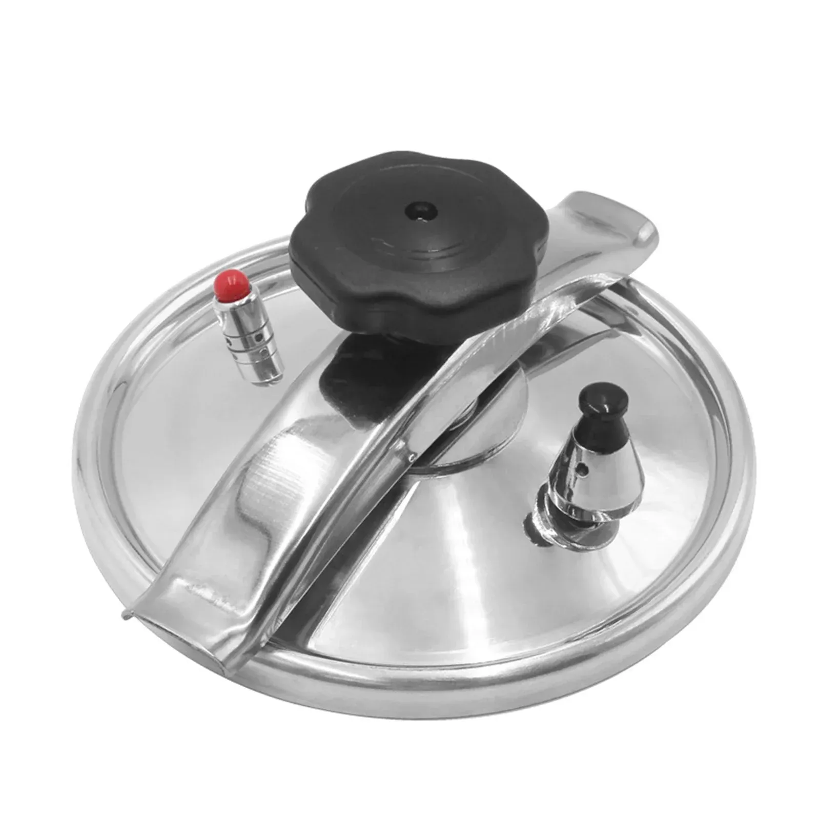 Cântula de pressão Cântula Lock de segurança de cozimento quente com botão seguro para todos os tipos de hob universal fáceis a profunda pan de pressão