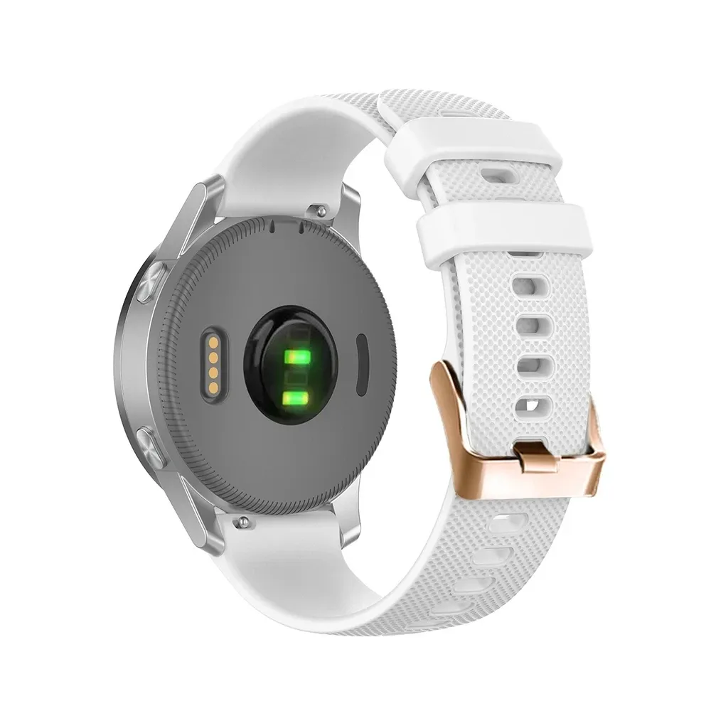 Vivoactive 3S 4S Correa para Garmin Venu 2S Vivomove 3S Forerunner 255S Active S pulsera de banda de reloj de silicona de 18 mm Silicone Smart Watch