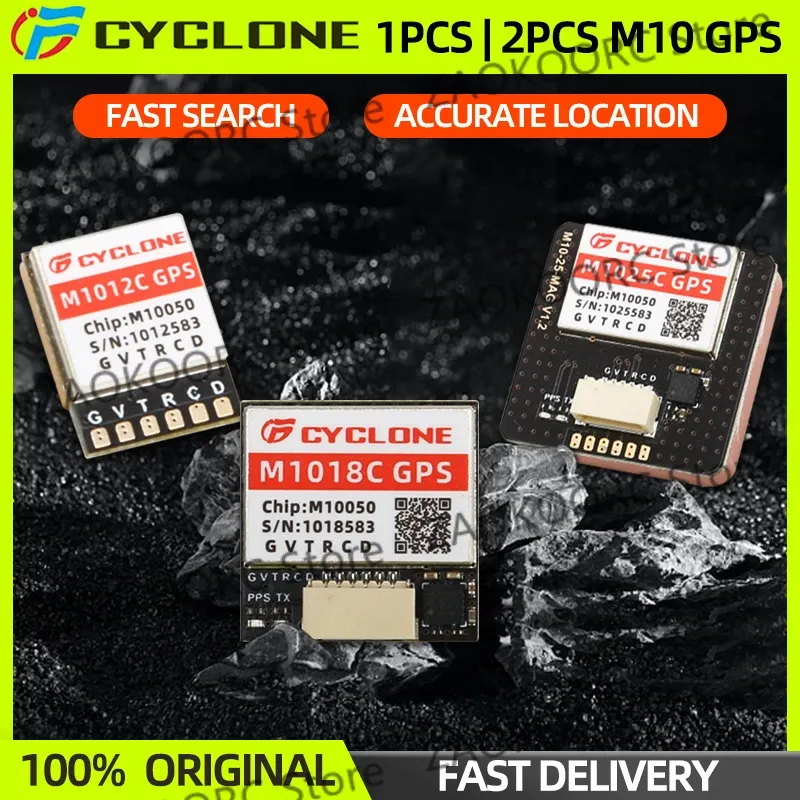 Drones 1/2pcs Cyclone M10 GPS -module M1012C/M1018C/M1025C Geïntegreerd kompas 10e generatie voor RC Racing FPV Drone Plane Quadcopter