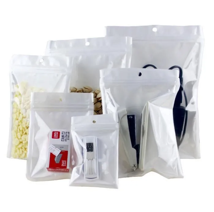 accept customed Clear white smell proof mylar plastic zip lock bags runtz packaging OPP bulk gift Packages PVC bag self sealing baggies for earpods