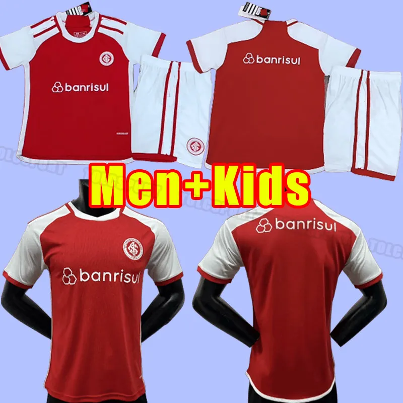 23 24 SC Internacional maillots de football do jogador 2023 2024 GUERRERO T.GALHARDO OUTUBRO ROSA masculino feminino infantil maillot de football Fans Joueur FEMMES hommes enfants